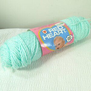 Vintage Red Heart Baby Sport Weight Yarn Pastel Green #680 Coats & Clark